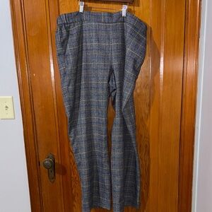 Kasper Women’s Blue Plaid Dress Pants